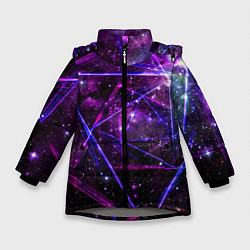 Зимняя куртка для девочки Triangle space - Neon - Geometry