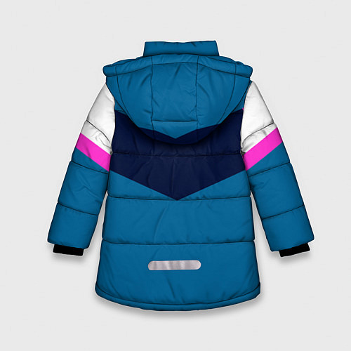 Зимняя куртка для девочки FIRM в стиле 90х / 3D-Светло-серый – фото 2