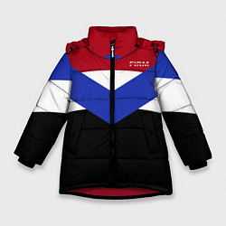 Куртка зимняя для девочки FIRM как из 90х, цвет: 3D-красный