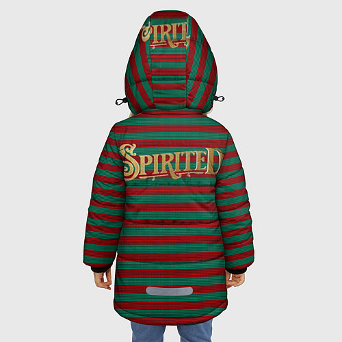 Зимняя куртка для девочки Spirited / 3D-Черный – фото 4