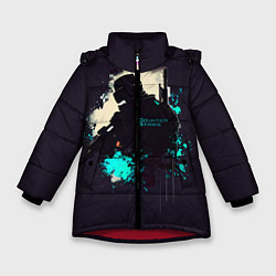 Куртка зимняя для девочки CS GO Art, цвет: 3D-красный