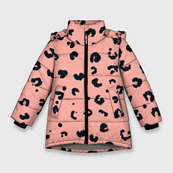 Куртка зимняя для девочки Розовая пантера, цвет: 3D-светло-серый