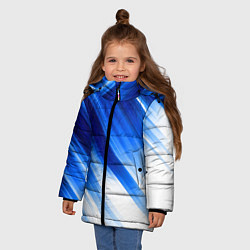 Куртка зимняя для девочки Blue Breeze, цвет: 3D-черный — фото 2
