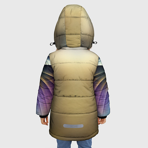 Зимняя куртка для девочки Мой слон / 3D-Черный – фото 4