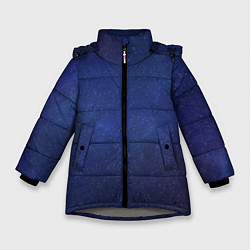 Куртка зимняя для девочки Космический, цвет: 3D-светло-серый