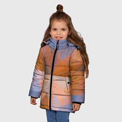 Куртка зимняя для девочки Текстурный пак, цвет: 3D-светло-серый — фото 2