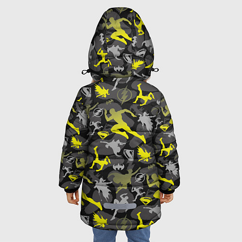 Зимняя куртка для девочки Pattern The Flash 2023 / 3D-Черный – фото 4