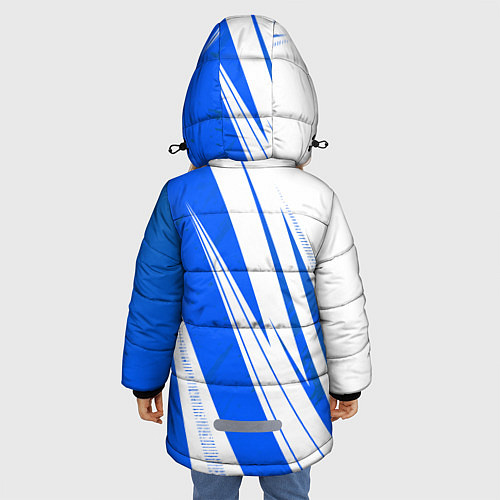 Зимняя куртка для девочки Ротор - футбольный клуб / 3D-Черный – фото 4