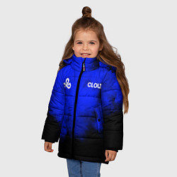 Куртка зимняя для девочки Форма Cloud9, цвет: 3D-красный — фото 2