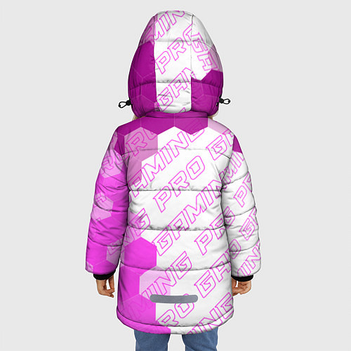 Зимняя куртка для девочки Doom pro gaming: по-вертикали / 3D-Черный – фото 4