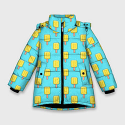 Зимняя куртка для девочки Желтые эскимо