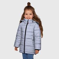 Куртка зимняя для девочки Серебряный вихрь, цвет: 3D-светло-серый — фото 2