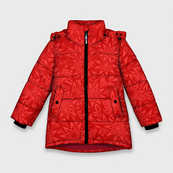 Куртка зимняя для девочки Энергия сила, цвет: 3D-красный