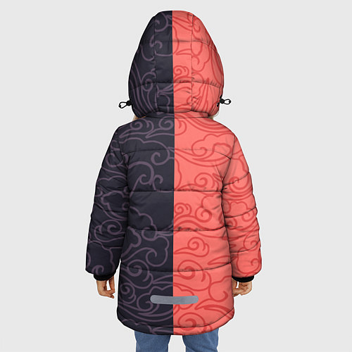 Зимняя куртка для девочки Strey Kids x Anime / 3D-Черный – фото 4