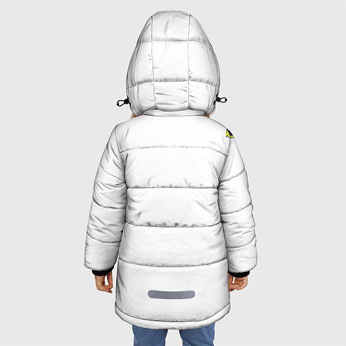 Зимняя куртка для девочки Im Kenough / 3D-Светло-серый – фото 4