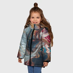 Куртка зимняя для девочки Москва палитра, цвет: 3D-черный — фото 2