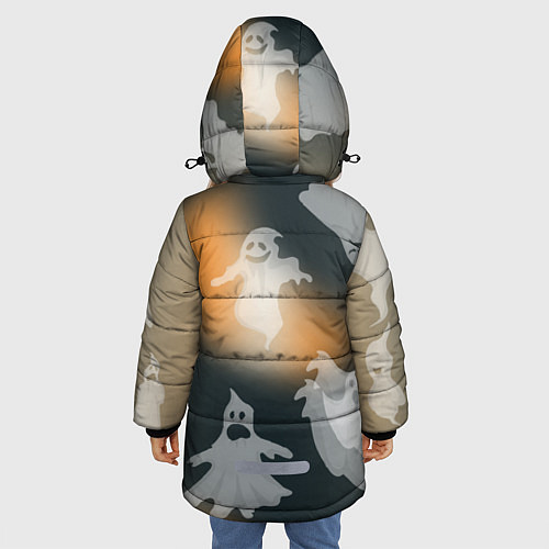 Зимняя куртка для девочки Ахи страхи / 3D-Черный – фото 4