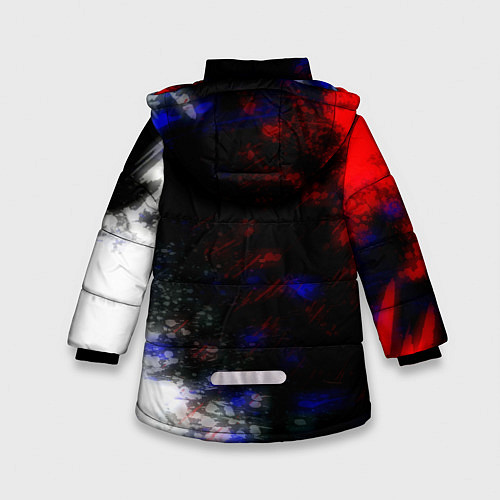 Зимняя куртка для девочки Bmw true colors / 3D-Светло-серый – фото 2
