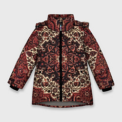 Куртка зимняя для девочки Ковролин, цвет: 3D-светло-серый