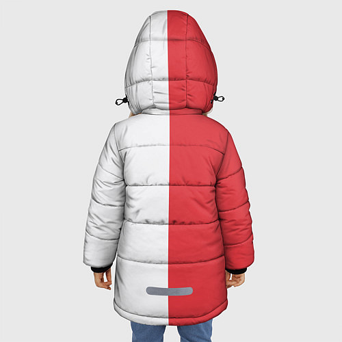 Зимняя куртка для девочки Новогодние персонажи / 3D-Черный – фото 4
