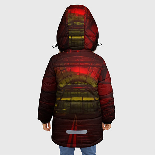 Зимняя куртка для девочки STALKER 2 подземная лаборатория / 3D-Черный – фото 4