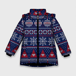 Зимняя куртка для девочки New Years sweater