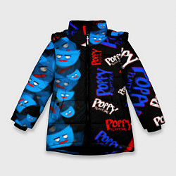 Куртка зимняя для девочки Poppy Playtime games, цвет: 3D-черный