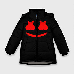 Куртка зимняя для девочки Маршмеллоу Comstock, цвет: 3D-светло-серый