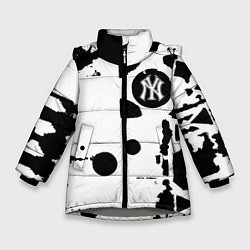 Зимняя куртка для девочки New York yankees - baseball team pattern