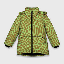 Куртка зимняя для девочки Вертеп dark, цвет: 3D-черный