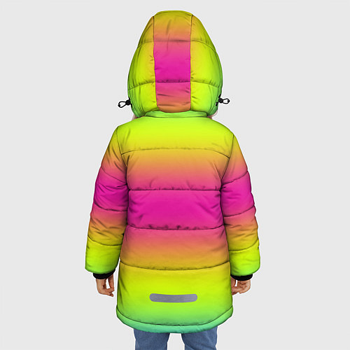 Зимняя куртка для девочки Братья Марио / 3D-Черный – фото 4
