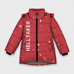 Куртка зимняя для девочки Helltaker, цвет: 3D-светло-серый