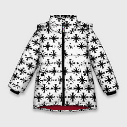 Куртка зимняя для девочки Farcry ubisoft pattern, цвет: 3D-красный