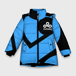 Куртка зимняя для девочки Cloud9 - fan art, цвет: 3D-черный