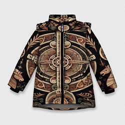 Зимняя куртка для девочки Символика славянской мифологии