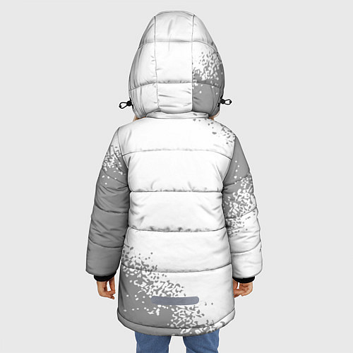 Зимняя куртка для девочки Galatasaray sport на светлом фоне вертикально / 3D-Черный – фото 4