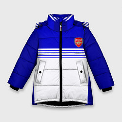 Зимняя куртка для девочки Arsenal fc sport geometry