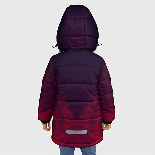 Зимняя куртка для девочки Control ужас исов / 3D-Черный – фото 4