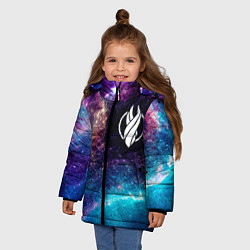 Куртка зимняя для девочки Dead Space space game, цвет: 3D-черный — фото 2