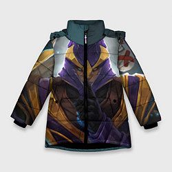 Куртка зимняя для девочки Silencer, цвет: 3D-черный
