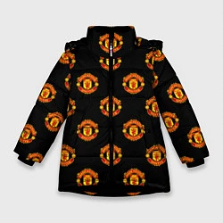 Зимняя куртка для девочки Manchester United Pattern