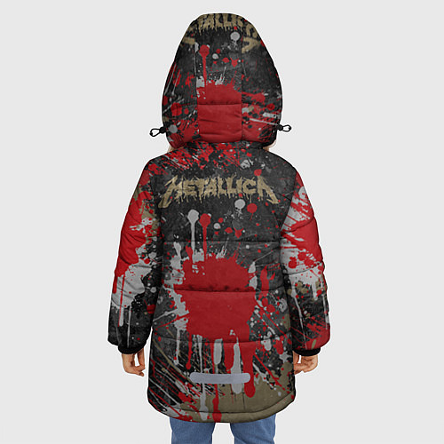 Зимняя куртка для девочки Metallica XXX / 3D-Черный – фото 4