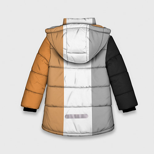 Зимняя куртка для девочки Philadelphia Flyers / 3D-Светло-серый – фото 2