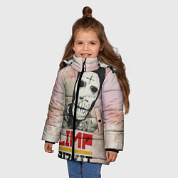 Куртка зимняя для девочки Limp Bizkit, цвет: 3D-черный — фото 2