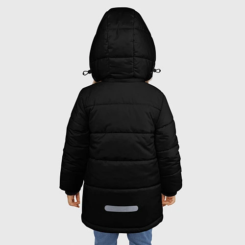 Зимняя куртка для девочки BMTH: Skull Pray / 3D-Черный – фото 4