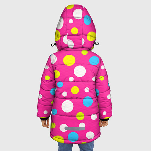 Зимняя куртка для девочки POP ART / 3D-Черный – фото 4