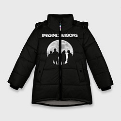 Куртка зимняя для девочки Imagine Dragons: Moon, цвет: 3D-светло-серый