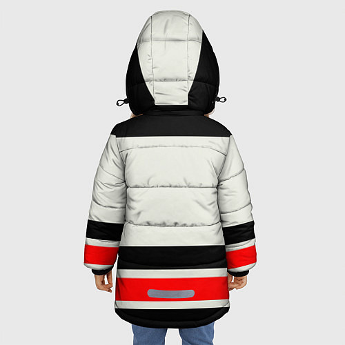 Зимняя куртка для девочки Chicago Blackhawks / 3D-Черный – фото 4