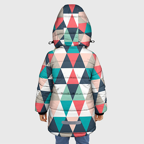 Зимняя куртка для девочки Замужем за Димой / 3D-Черный – фото 4