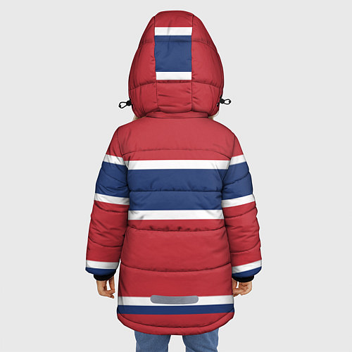 Зимняя куртка для девочки Montreal Canadiens / 3D-Черный – фото 4